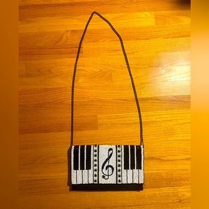 Vintage Mary Frances hand beaded crossbody handbag